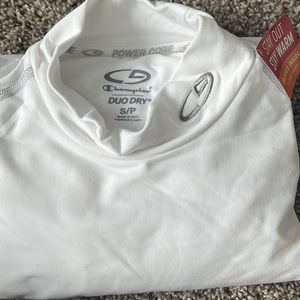 Champion White Compression Shirt